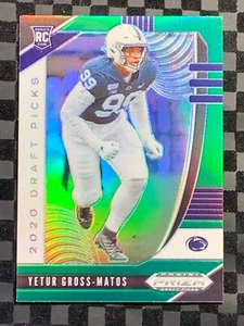 2020 Panini Prizm Draft Picks Green Prizm #159 Yetur Gross-Matos RC Penn State - Picture 1 of 4