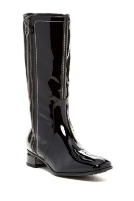 NUEVA Bota Lotus Aquatalia Mujer Charol Negro EE. UU. 5,5 M Foto 1 de 4