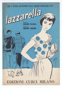 Spartito LAZZARELLA Domenico Modugno Festival Canzone napoletana GUIDO CREPAX - Picture 1 of 1