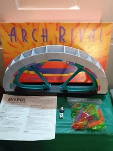 Vintage 1992 1993 Parker Brothers Arch Rival Brettspiel fast vollständig 48/50 Teile - Bild 1 von 8