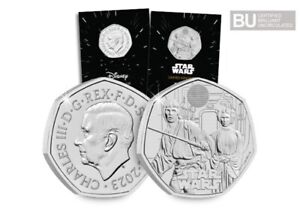 UK Star Wars™M Luke Skywalker™m & Princess Leia™M CERTIFIED BU 50p 2023