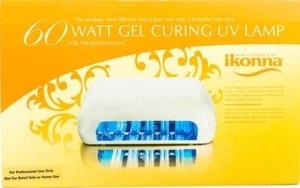 Ikonna Gelhärtende UV-Lampe 60 Watt Profi Kompakt Nageltrockner Maniküre - Bild 1 von 4