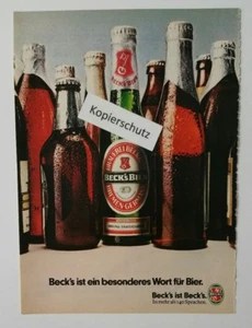 # Werbeanzeige/advertisement A5: Beck's Bier 05/1976 (180417183) - Picture 1 of 1