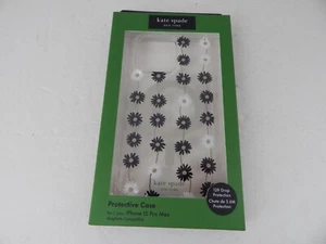 Kate Spade Protective Case For iPhone 15 Pro Max Floral/Clear/Glitter - Picture 1 of 7