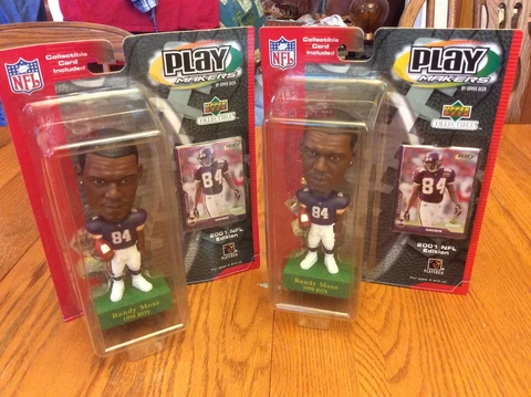 2 Randy Moss ROY 2001 Playmaker Limited Edition Bobble Heads Minnesota Vikings Cover