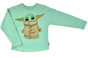 Camiseta deportiva para niños de los parques de Disney tinta verde Star Wars Baby Yoda The Child Spirit M - Imagen 1 de 3