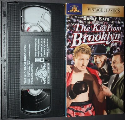 THE KID FROM BROOKLYN (vhs) Danny Kaye, Virginia Mayo. VG Cond. Rare. Comedy. NR - Image 1 of 2