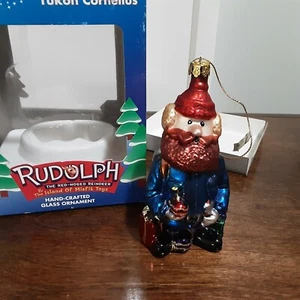 Rudolph Island of Misfit Toys YUKON CORNELIUS Glass Ornaments Hand Crafted - Picture 1 of 8