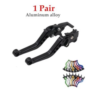 1 Pair 22mm Motorcycle ATV Anti-fall Folding Brake Lever Clutch Lever Handle Set - Picture 1 of 9
