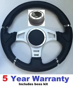 STEERING WHEEL AND BOSS KIT ADAPTER FITS FORD FIESTA MK6 MK7 FOCUS MK1 MK2 MK3 - Picture 1 of 7