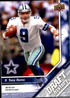 2009 Upper Deck Draft Edition Tony Romo Dallas Cowboys #156 - Image 1 of 2