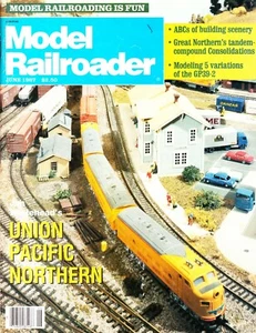 MODEL RAILROADER 6/87 CSX. GN 2-8-0, GP39-2, CONRAIL INTERLOCKING TOWER, SCENERY - Picture 1 of 2