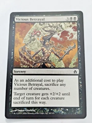 MTG Vicious Betrayal Fifth Dawn 60/165 Regular Common - Uncirculated - Image 1 of 3