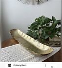 Pottery Barn Camille Brass Oval Tray