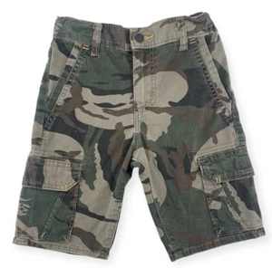 Wrangler Boy’s Camouflage Cargo Utility Adjustable Waist Shorts Size 6 - Picture 1 of 10