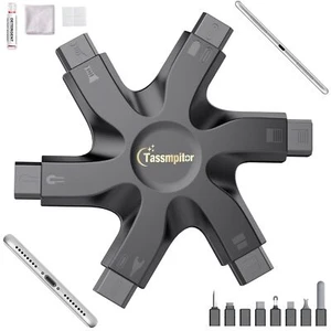 iphone cleaning kit cleaner charging multi-tool black phone shadow tassmpitor - Picture 1 of 8