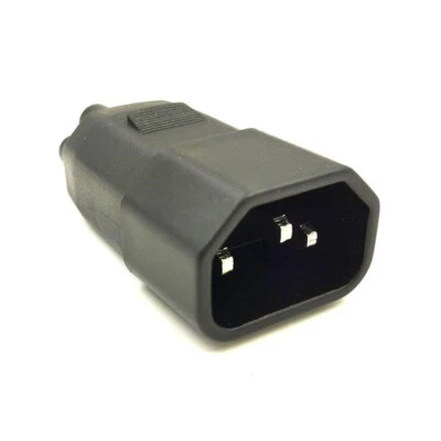 IEC 320 C14 3 Pin Male To C5 Female Receptacle Laptop Printer Power Adatper - Image 1 of 4