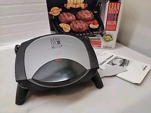 GEORGE FOREMAN Lean Mean Grilling Machine Model GR14 Indoor Grill - Picture 1 of 11