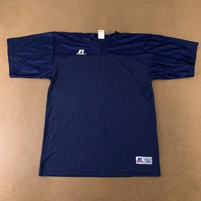 Russell Athletic Youth Size XL Navy Full Length Dazzle Replica Football Jersey - Image 1 of 4
