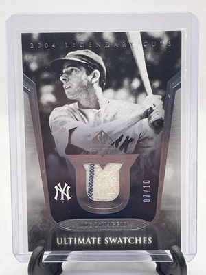 2004 SP Legendary Cuts 终极色板 Holofoil Joe DiMaggio GU 球衣 #d 7/10 — 第 1/2 张图片