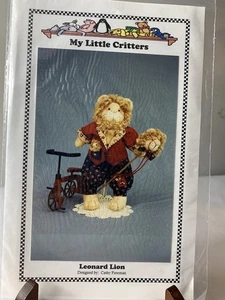 Vintage Leonard der Löwe Schnittmuster von My Little Critters - Bild 1 von 2