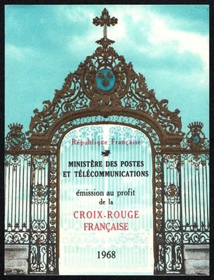 B04 FRANCE 1968 Red cross booklet with content MNH - Image 1 of 2