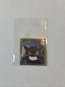 Gengar R02 Gold Bordered Holo Artbox Series 1 1999 Sticker Pokemon - Picture 1 of 2