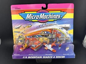 1993 Micro Machines Mountain Search & Rescue #14 SNOWMOBILE SNOW CAT PIPER APACH - Picture 1 of 6