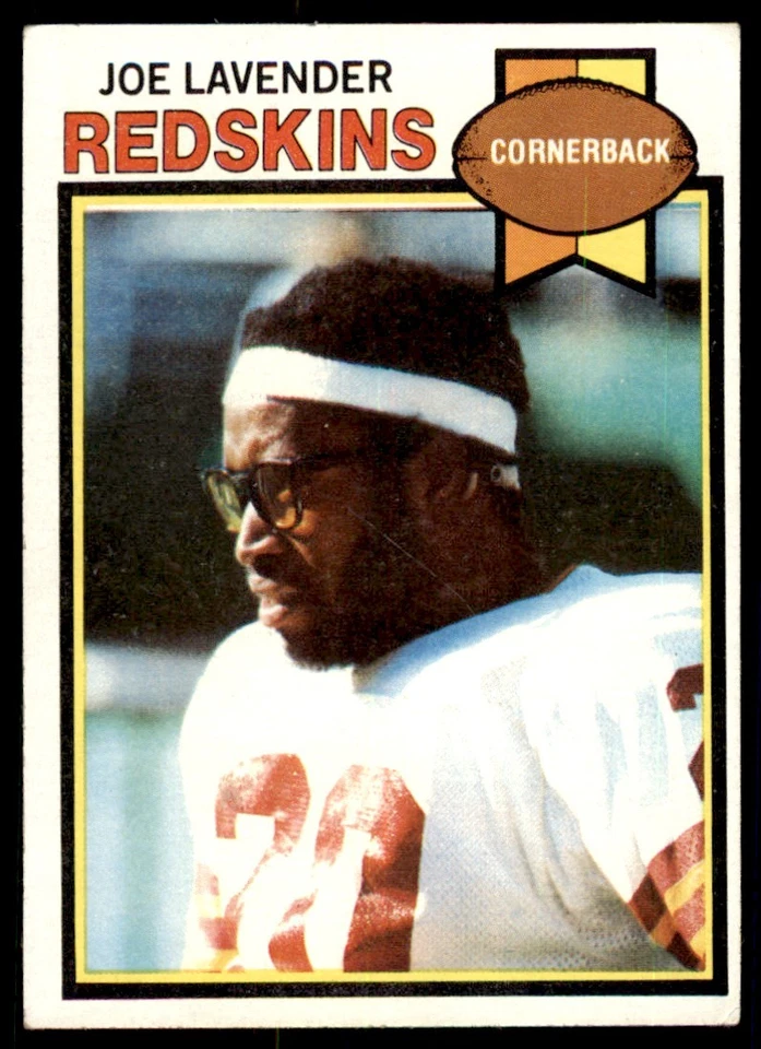 1979 TOPPS  . JOE LAVENDER . WASHINGTON REDSKINS #31 - Image 1 of 2