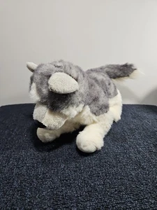 Bass Pro Shop Plüsch Husky Welpe Hund Wolf Stofftier Spielzeug 2020 grau weiß - Bild 1 von 7