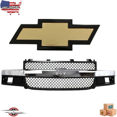 Fits 2003-2025 Chevrolet Express 2500 3500 4500 Van New Grille Assembly & Emblem - Image 1 of 4