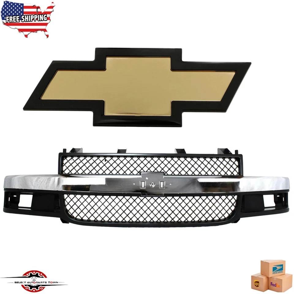Fits 2003-2025 Chevrolet Express 2500 3500 4500 Van New Grille Assembly & Emblem Foto 1 de 4