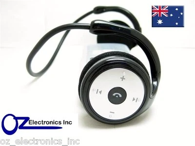 Bluetooth stereo Headphones for IPOD TOUCH & IPHONE SAMSUNG Huawei Motorola NEW - Image 1 of 4