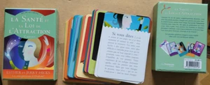 La santé et la loi de l'attraction Jeu de 60 carte E & H HICKS éd Trédaniel 2012 - Picture 1 of 1