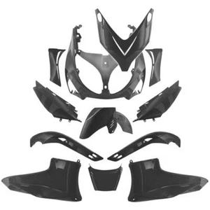 KIT CARENE NERE 12PZ YAMAHA TMAX T MAX 500 2001-2002-2003-2004-2005-2006-2007 - Imagen 1 de 1