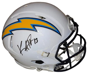 Keenan Allen signed LA/San Diego Chargers Riddell Authentic Speed Helmet- Radtke - Picture 1 of 2