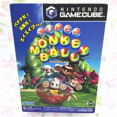 USED Nintendo Gamecube SUPER MONKEY BALL 70003 JAPAN IMPORT - Image 1 of 3