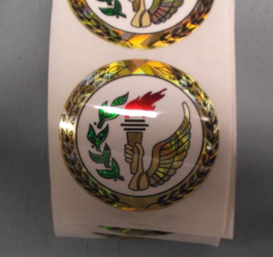 track and field Olympic torch gold mylar trophy parts lot of 33 - Image 1 of 1