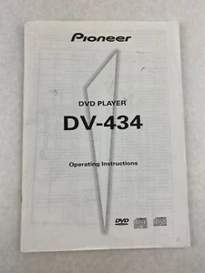 Pioneer DVD Player Model DV-434 Operating Instructions User Manual - Picture 1 of 2