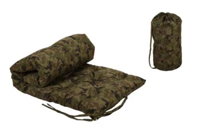 Colchón de viaje Futón aspecto militar colchón de invitados enrollable incl. bolsa - Imagen 1 de 4