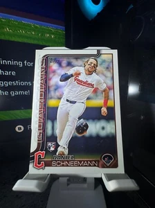 2025 Topps Series 2 #574 Daniel Schneemann Guardians RC Rookie - Picture 1 of 2