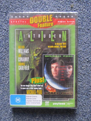 DVD DOUBLE FEATURE ALIEN INTRUDER - SPACE FURY NEW SEALED GREAT  ** MUST SEE * - Image 1 of 2