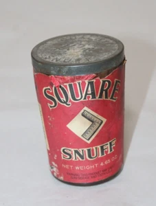 QUADRATISCHE SCHNUPFTABAKFLASCHE GLAS LEER .. - Bild 1 von 9