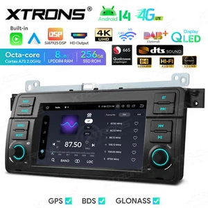 8+256GB For BMW E46 M3 7" Android 14 GPS Navigator Car Radio Navi Stereo CarPlay - Picture 1 of 22