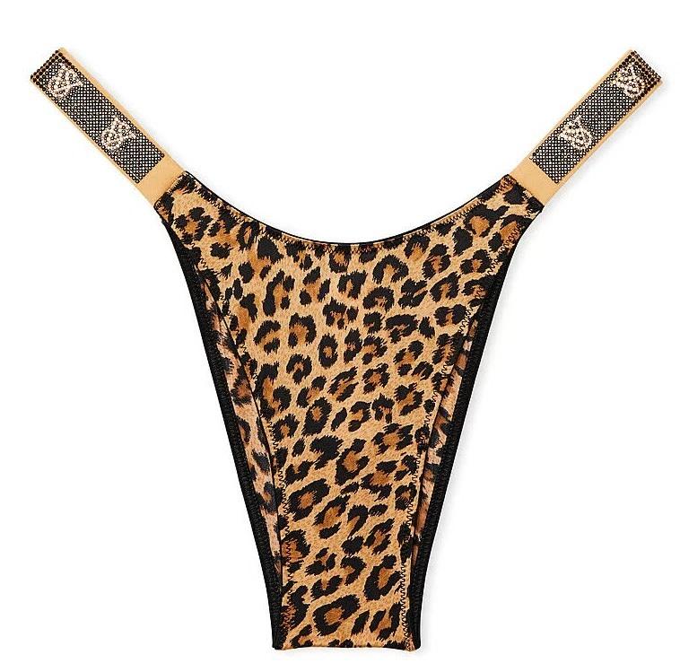 Calcinha fio dental VICTORIA'S SECRET SHINE STRAP STRASS BRASILEIRA XS S M L XL NOVA COM ETIQUETAS - Imagem 1 de 1