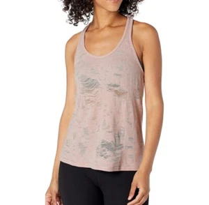 ALO YOGA Brown Pure Distressed Tank Top Size S - Picture 1 of 5