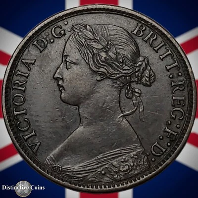 Great Britain 1868 Farthing 1/4d GB3624 - Image 1 of 2