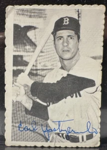 1969 Topps CARL YASTRZEMSKI Deckle Edge Card #4 of 33 Red Sox - Picture 1 of 2
