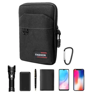 Vertical Cell Phone Holster Pouch Wallet Case With Belt Clip For IPhone Samsung - Photo 1 sur 18