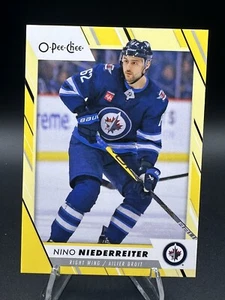 2023-24 O-Pee-Chee Hockey NINO NIEDERREITER #255 Winnipeg Jets Yellow Border - Picture 1 of 2